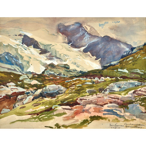 HANS NEUMANN : 'Cambrenagletscher' (DOBIASCHOFSKY AUKTIONEN AG)