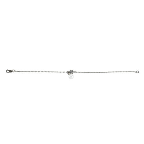 BRILLANT-PERLEN-BRACELET : (DOBIASCHOFSKY AUKTIONEN AG)