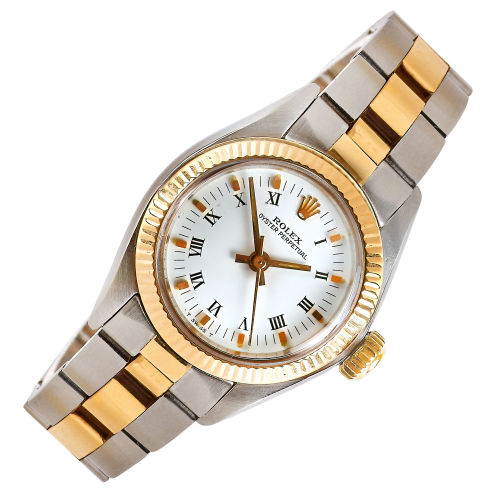 ROLEX : Damenarmbanduhr 'Oyster Perpetual' (DOBIASCHOFSKY AUKTIONEN AG)