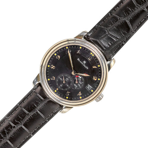 BLANCPAIN : Herrenarmbanduhr 'Villeret Ultra-Slim Power Reserve' (DOBIASCHOFSKY AUKTIONEN AG)