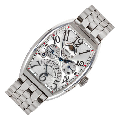 FRANCK MULLER : Herrenarmbanduhr 'Perpetual Calendar' (DOBIASCHOFSKY AUKTIONEN AG)