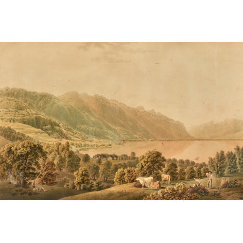 GABRIEL (GEN. LORY FILS) LORY : Vue de Clarens (DOBIASCHOFSKY AUKTIONEN AG)