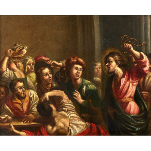 18. JH. ITALIEN : Jesus vertreibt die H�ndler aus dem Tempel (DOBIASCHOFSKY AUKTIONEN AG)