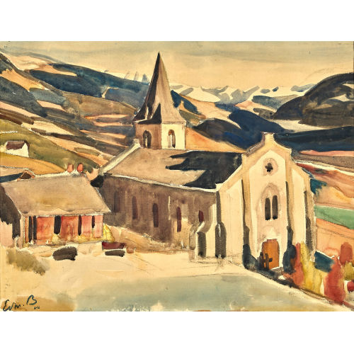 EDMOND BILLE : �glise de Saint-Maurice-de-Laques (DOBIASCHOFSKY AUKTIONEN AG)