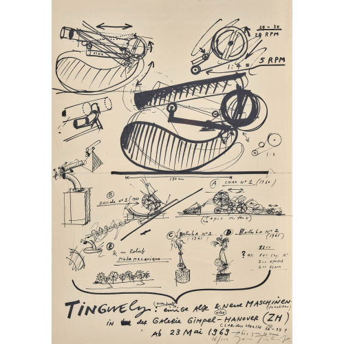 JEAN TINGUELY : Konvolut (DOBIASCHOFSKY AUKTIONEN AG)