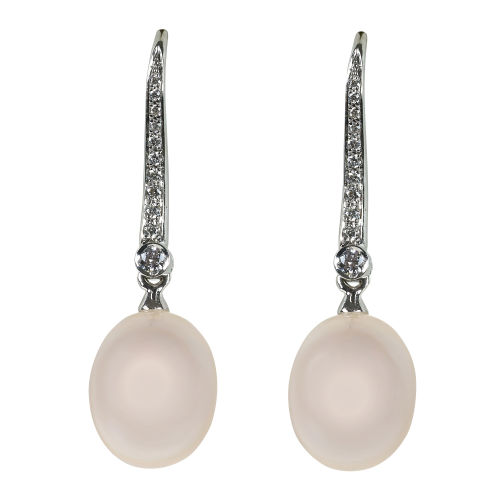 PERLEN-DIAMANT-OHRH�NGER : (DOBIASCHOFSKY AUKTIONEN AG)