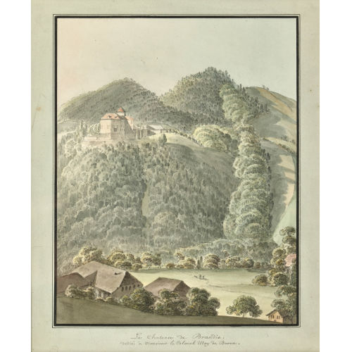 FRANZ SIGMUND VON WAGNER : 'Le chateau de Brandis' (DOBIASCHOFSKY AUKTIONEN AG)