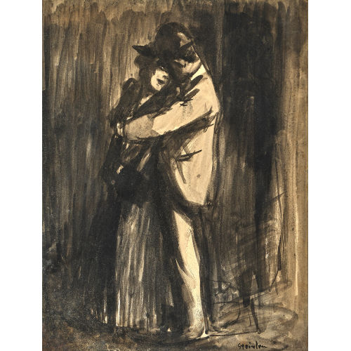 TH�OPHILE-ALEXANDRE STEINLEN : Les amoureux (DOBIASCHOFSKY AUKTIONEN AG)