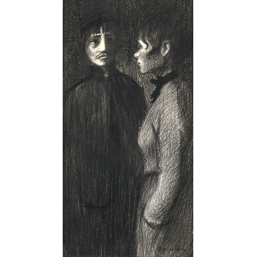 TH�OPHILE-ALEXANDRE STEINLEN : Couple (DOBIASCHOFSKY AUKTIONEN AG)