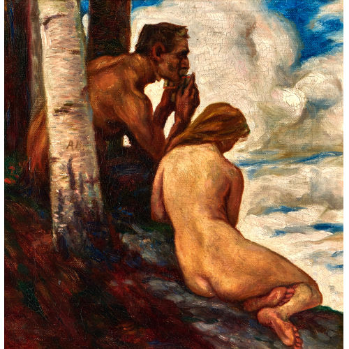 GEORG M�LLER-BRESLAU : Faun und Nymphe (DOBIASCHOFSKY AUKTIONEN AG)