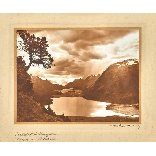 ALBERT STEINER : 'Silvaplaner und Silsersee' (DOBIASCHOFSKY AUKTIONEN AG)
