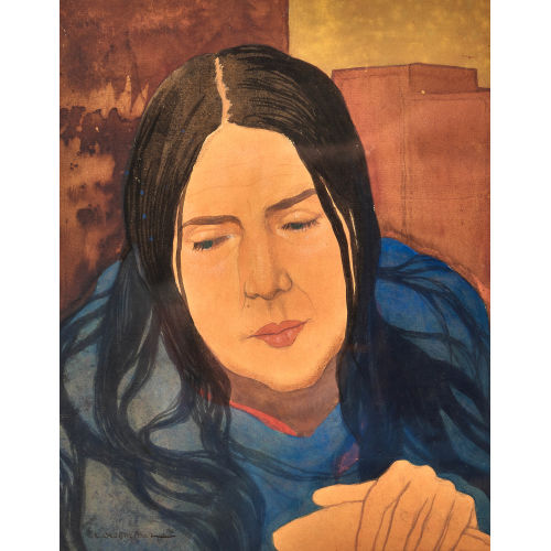 CHARLES-CLOS OLSOMMER : La pensive (DOBIASCHOFSKY AUKTIONEN AG)
