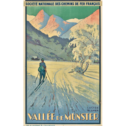 LUCIEN BLUMER : 'Vall�e de Munster' (DOBIASCHOFSKY AUKTIONEN AG)