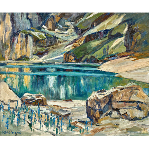 HANS BEAT WIELAND : 'Bergsee' (DOBIASCHOFSKY AUKTIONEN AG)