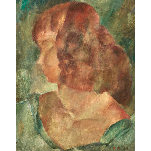 RODOLPHE TH�OPHILE BOSSHARD : 'T�te de jeune fille' (DOBIASCHOFSKY AUKTIONEN AG)