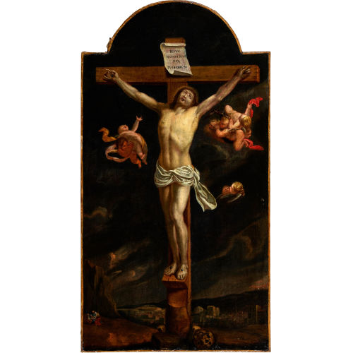 18. JH. FRANKREICH : Kreuzigung Christi (DOBIASCHOFSKY AUKTIONEN AG)