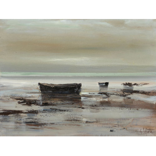 GEORGES LAPORTE : 'Barques � Carnac' (DOBIASCHOFSKY AUKTIONEN AG)