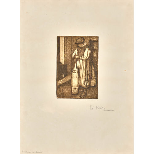 �DOUARD VALLET : 'Batteuse de beurre' (DOBIASCHOFSKY AUKTIONEN AG)