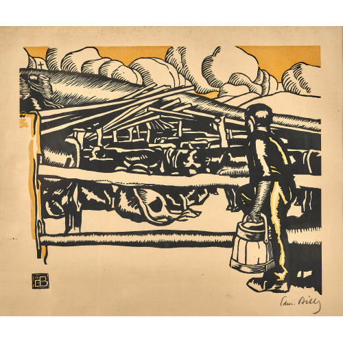 EDMOND BILLE : Parc aux vaches (DOBIASCHOFSKY AUKTIONEN AG)
