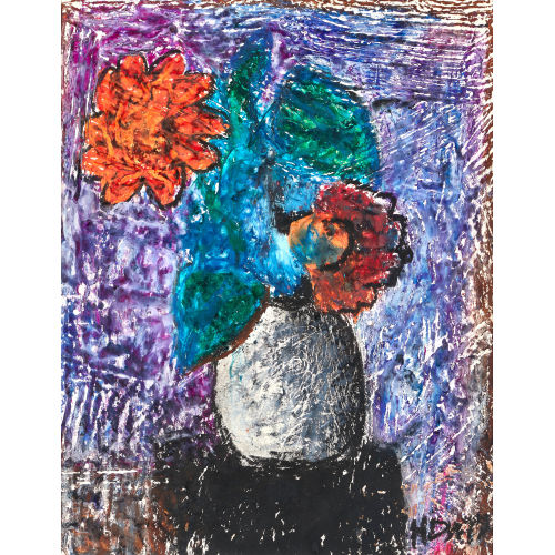 HELEN DAHM : Blumen in Vase (DOBIASCHOFSKY AUKTIONEN AG)