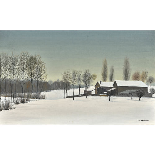 CLAUDE SAUTHIER : 'Fermes. R�gion de Nyon' (DOBIASCHOFSKY AUKTIONEN AG)