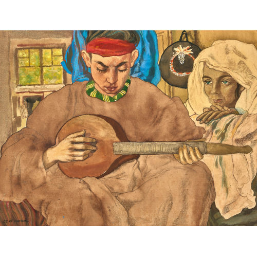 CHARLES-CLOS OLSOMMER : Le musicien (DOBIASCHOFSKY AUKTIONEN AG)