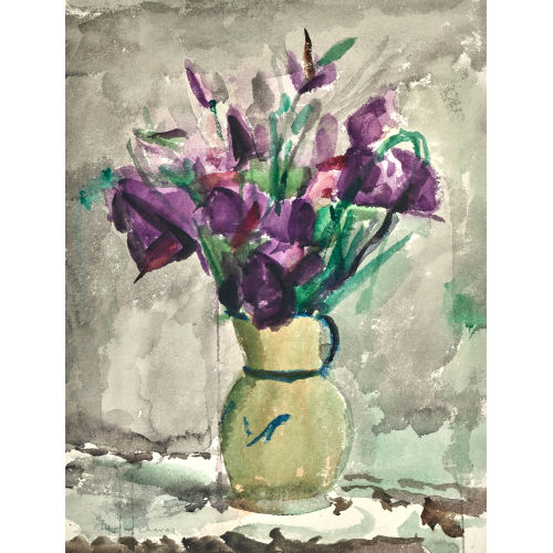 ALBERT CHAVAZ : Vase fleuri (DOBIASCHOFSKY AUKTIONEN AG)