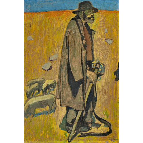 EDMOND BILLE : Le berger (DOBIASCHOFSKY AUKTIONEN AG)