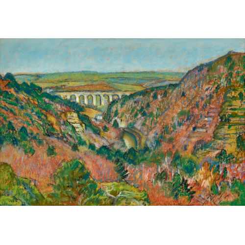 CHARLES L'EPLATTENIER : Le viaduc de Boudry (DOBIASCHOFSKY AUKTIONEN AG)