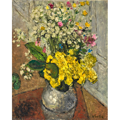 VICTOR SURBEK : Blumenbouquet in Vase (DOBIASCHOFSKY AUKTIONEN AG)