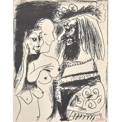 PABLO PICASSO : 'Le vieux roi' (DOBIASCHOFSKY AUKTIONEN AG)