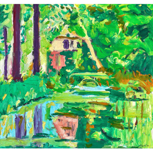 JEAN-LOUIS PIGUET : 'Park on Courances' (DOBIASCHOFSKY AUKTIONEN AG)