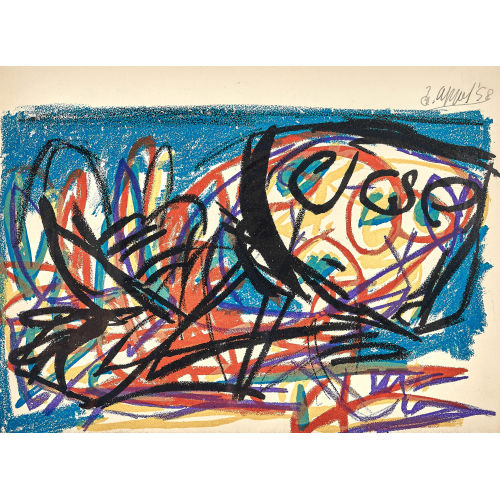 KAREL APPEL : 'Rhapsodie de ma nuit' (DOBIASCHOFSKY AUKTIONEN AG)