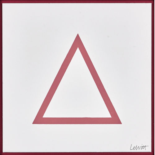 SOL LEWITT : 'Five Geometric Figures in Five Colors' (DOBIASCHOFSKY AUKTIONEN AG)
