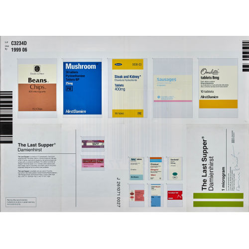 DAMIEN HIRST : 'The Last Supper Damien Hirst' (DOBIASCHOFSKY AUKTIONEN AG)