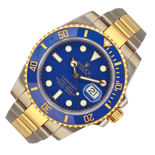 ROLEX : Herrenarmbanduhr 'Oyster Perpetual Date, Submariner' (DOBIASCHOFSKY AUKTIONEN AG)