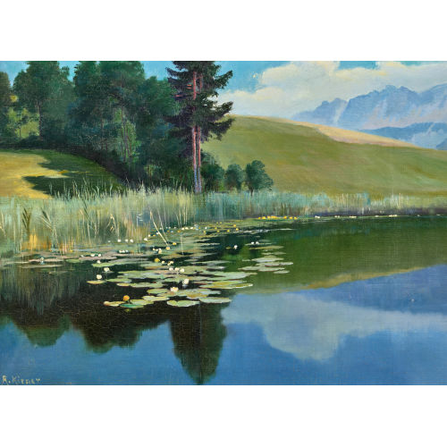 ROBERT KIENER : Seerosen am Ufer (DOBIASCHOFSKY AUKTIONEN AG)