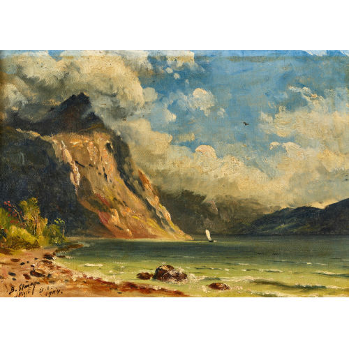 BALZ ST�GER : St�rmischer Walensee bei Weesen (DOBIASCHOFSKY AUKTIONEN AG)