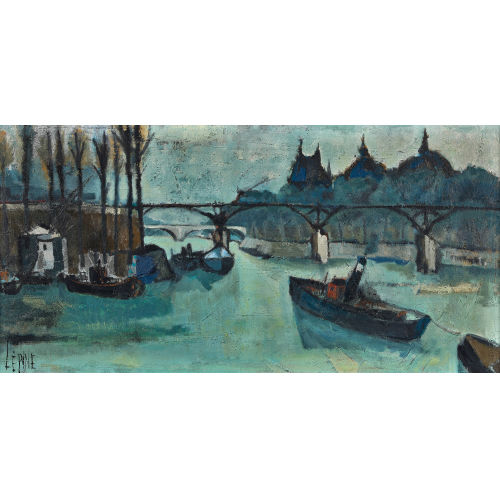 ROBERT L�PINE : La Seine � Paris (DOBIASCHOFSKY AUKTIONEN AG)