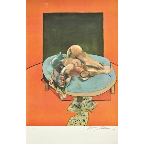 FRANCIS BACON : 'Studies of the human body' (nach der mittleren Tafel des Triptychons 'Studies of the human body', 1979) (DOBIASCHOFSKY AUKTIONEN AG)