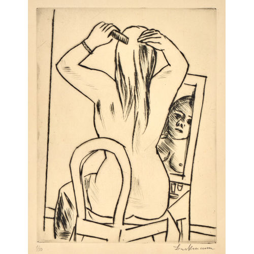MAX BECKMANN : 'Vor dem Spiegel' (DOBIASCHOFSKY AUKTIONEN AG)