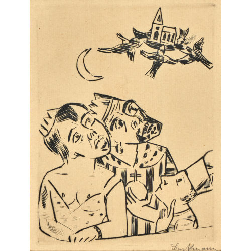 MAX BECKMANN : 'K�nig Jerum' (DOBIASCHOFSKY AUKTIONEN AG)