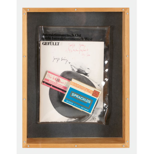 JOSEPH BEUYS : Multiple 'Sprachlos' (DOBIASCHOFSKY AUKTIONEN AG)