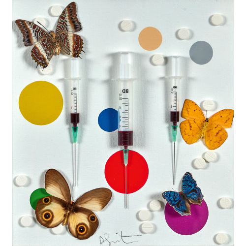 DAMIEN HIRST : 'Happiness' (DOBIASCHOFSKY AUKTIONEN AG)