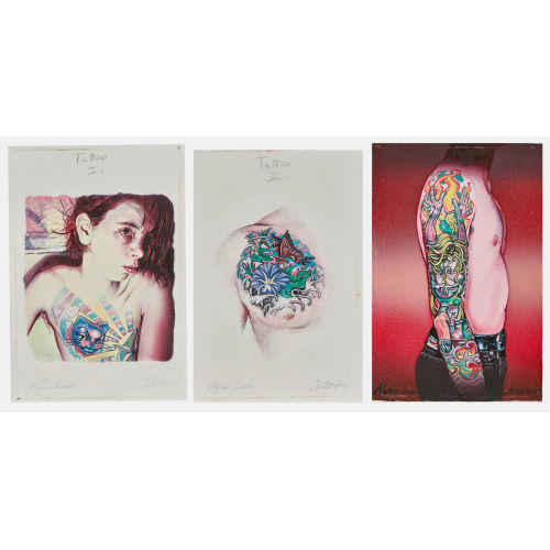 ISTV�N NY�RI : 'Tattoo I. Catwoman'./'Tattoo II. Butterfly'./'Tattoo III. Amazon' (DOBIASCHOFSKY AUKTIONEN AG)