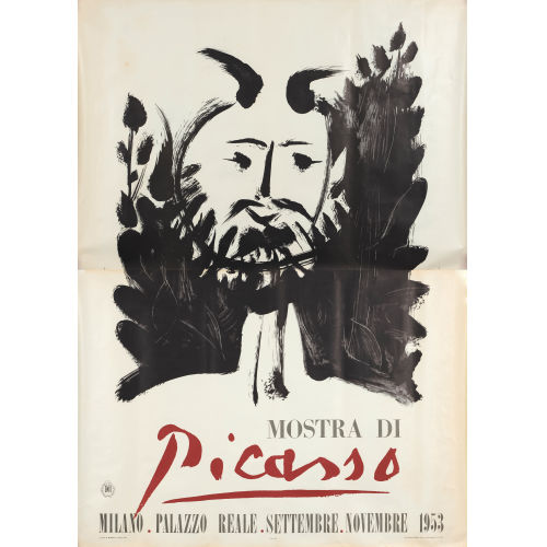 PABLO PICASSO : 'Mostra di Picasso, Milano, Palazzo Reale 1953' (DOBIASCHOFSKY AUKTIONEN AG)
