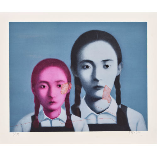 XIAOGANG ZHANG : 'Two sisters' (DOBIASCHOFSKY AUKTIONEN AG)