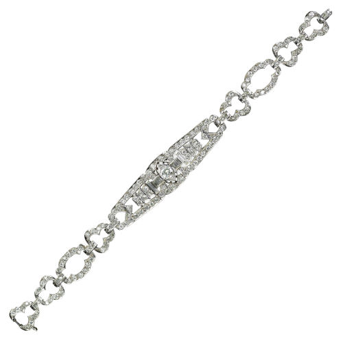 DIAMANT-BRACELET : (DOBIASCHOFSKY AUKTIONEN AG)