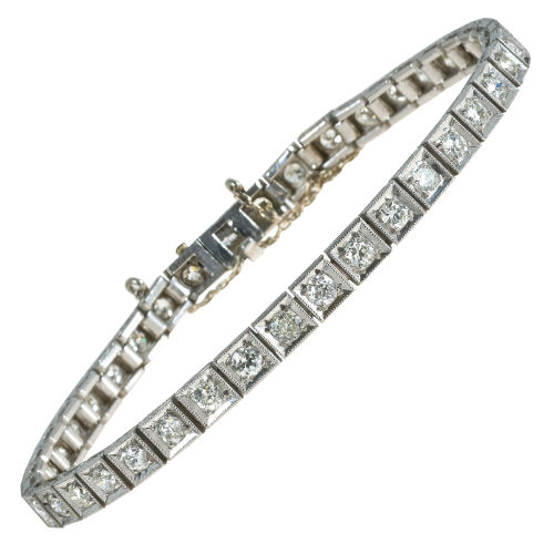 BRILLANT-BRACELET : (DOBIASCHOFSKY AUKTIONEN AG)
