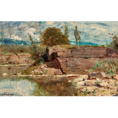 ADOLPHE (EIGTL. APPIAN APPIAN : Felsiges Ufer (DOBIASCHOFSKY AUKTIONEN AG)